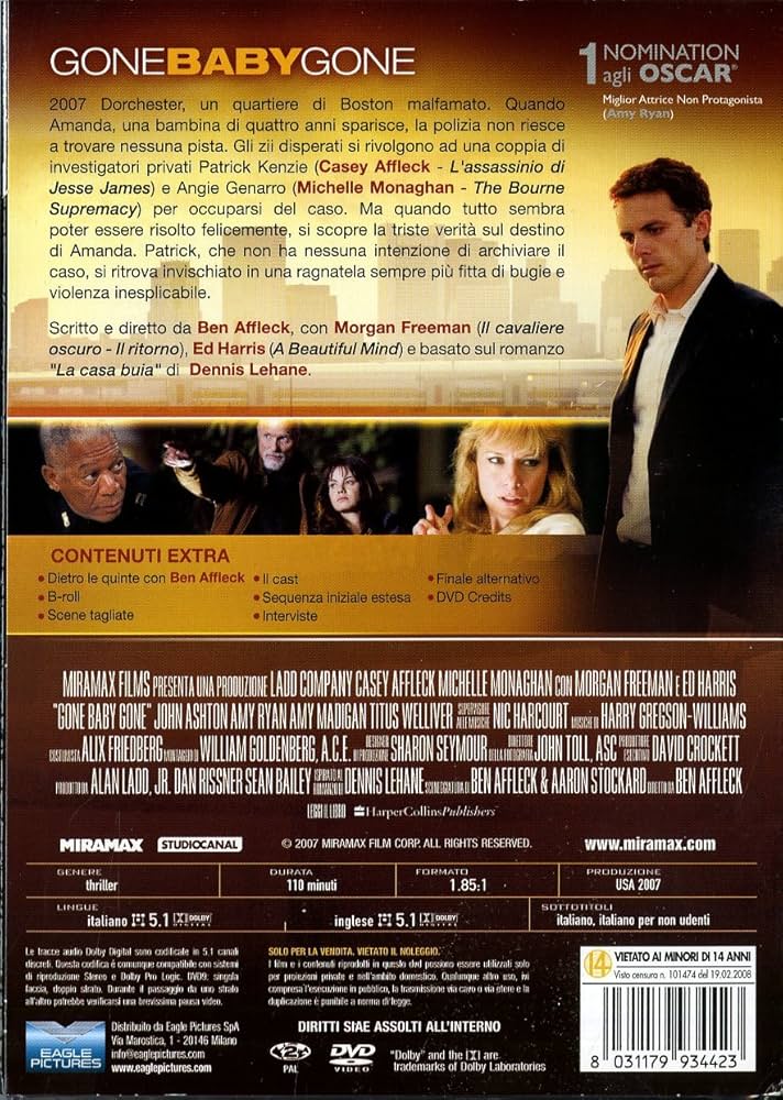 Amazon.co.jp: Gone Baby Gone [Italian Edition] : DVD